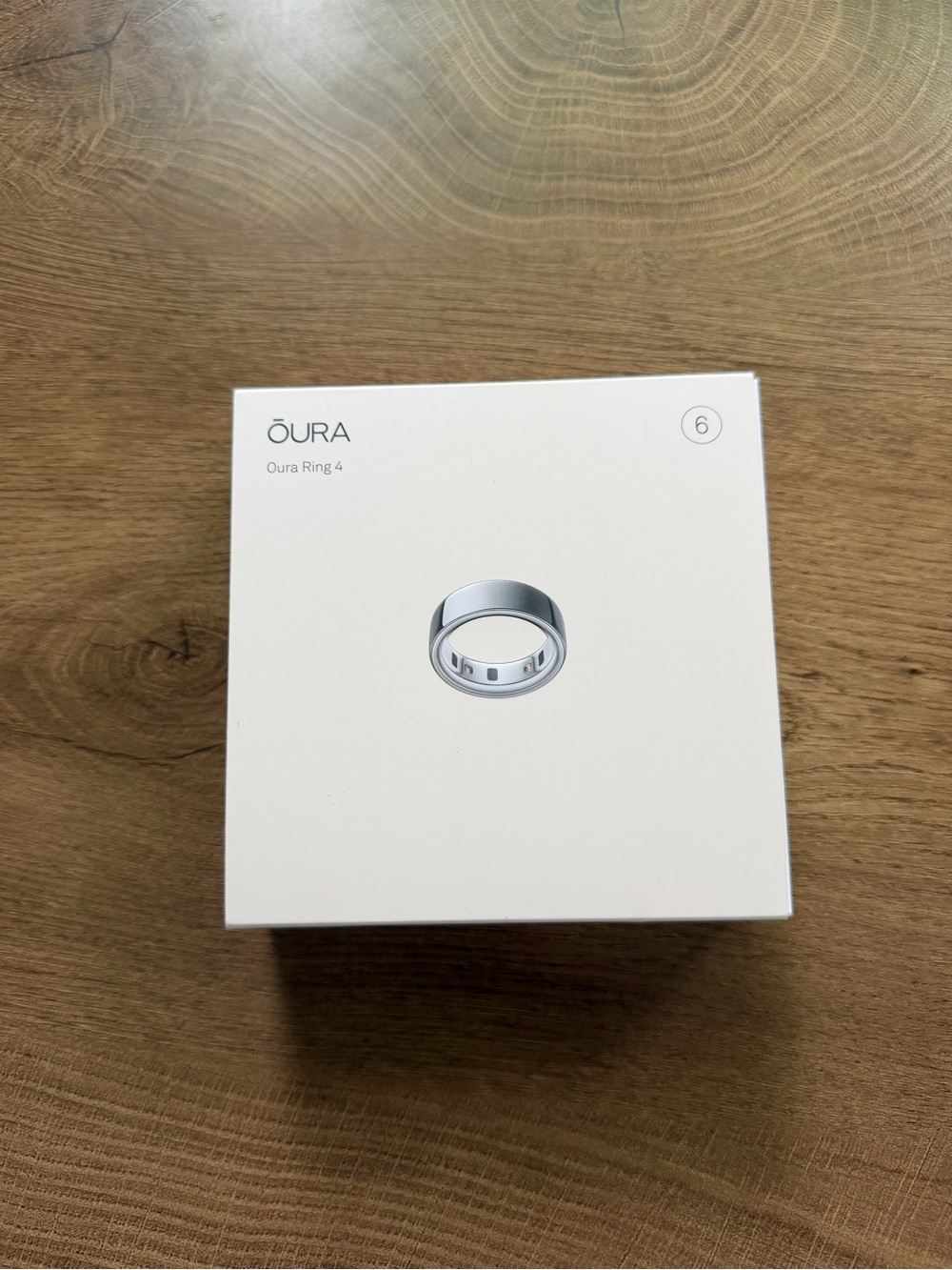 Oura Silver Classic Smart Ring - Silver size 6